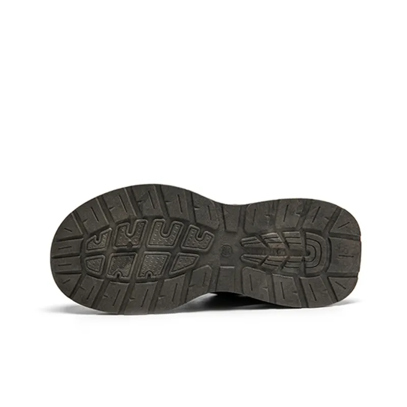 WARRIOR Chunky Sneakers Unisex Low Top Gray-5