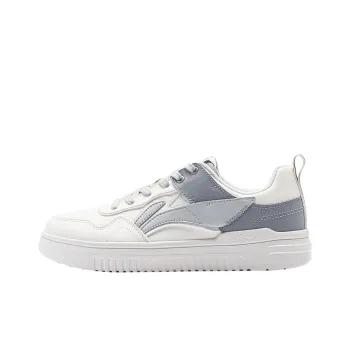 LiNing Cyan Cloud Anti Slip And Wear Resistant Breathable Low Top Skateboard Shoes Men's Mist White/Ultimate Gray
