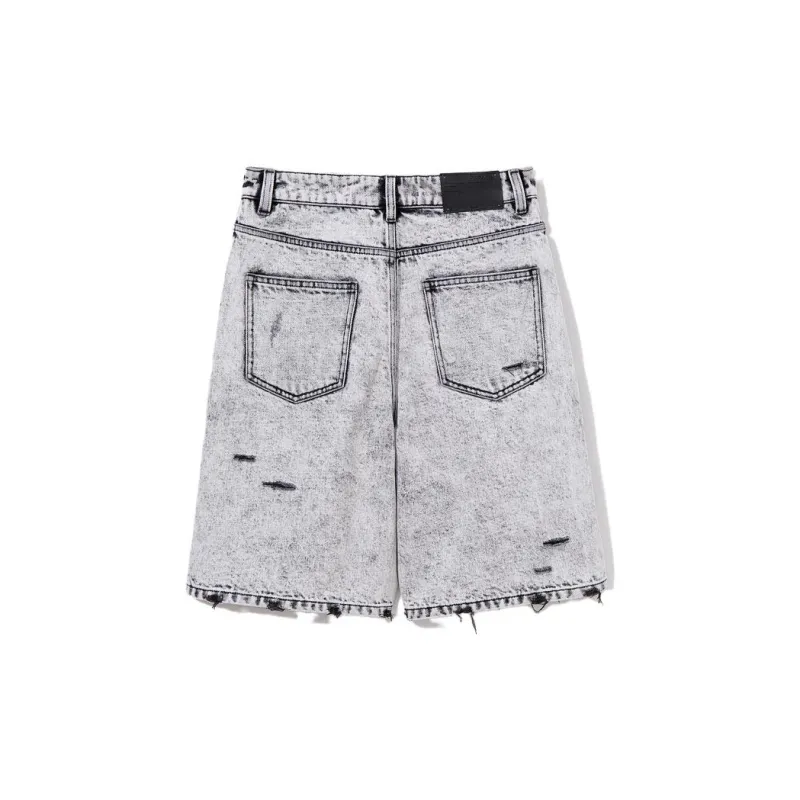Broadcast Denim Shorts Women's G30 Taupe-1