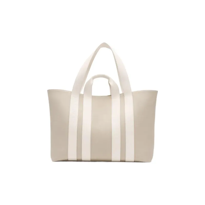Lanvin Canvas Bag, Tote Bag, Shopping Bag, Handbag Regular Women's Beige-0