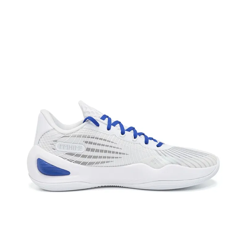 RIGORER Reeves Generation Basketball Shoes Men Low Top Precision White/Navy Blue/Rouge Red-2