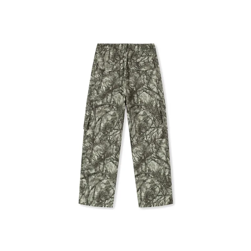 DICETINY Cargo Pants Unisex Gray Green Camouflage-1