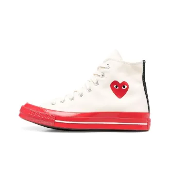 Comme Des Garçons Play X Converse Chuck 70 High top Sneakers