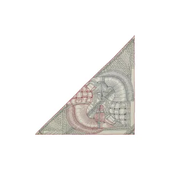 HERMES Masan & Masan Silk Scarves Women's Gray