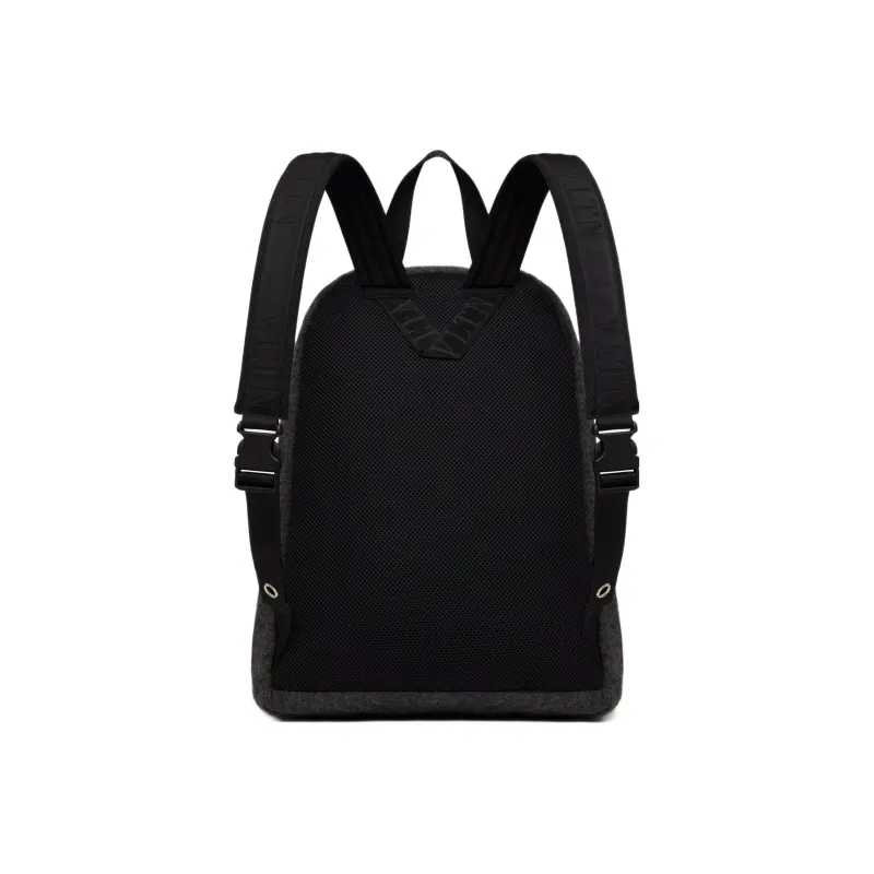 Valentino VLTN Felt Backpack Regular Men's Anthracite/Black-2