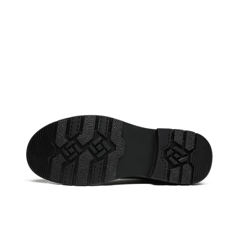 CHINT Dress Shoes Men Low Top Black-4