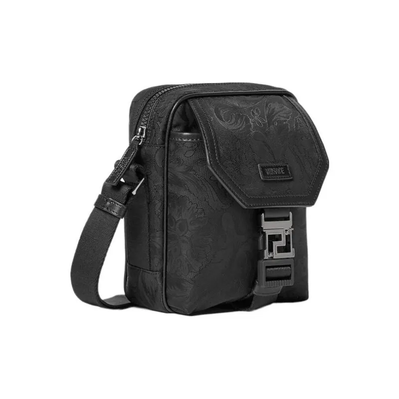 VERSACE Polyamide Shoulder Bag Crossbody Bag Regular Men's Black-1