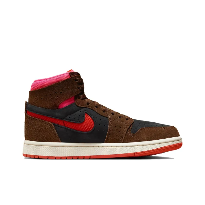 Jordan 1 High Zoom Air CMFT 2 Cacao Wow Picante Red Women's-1