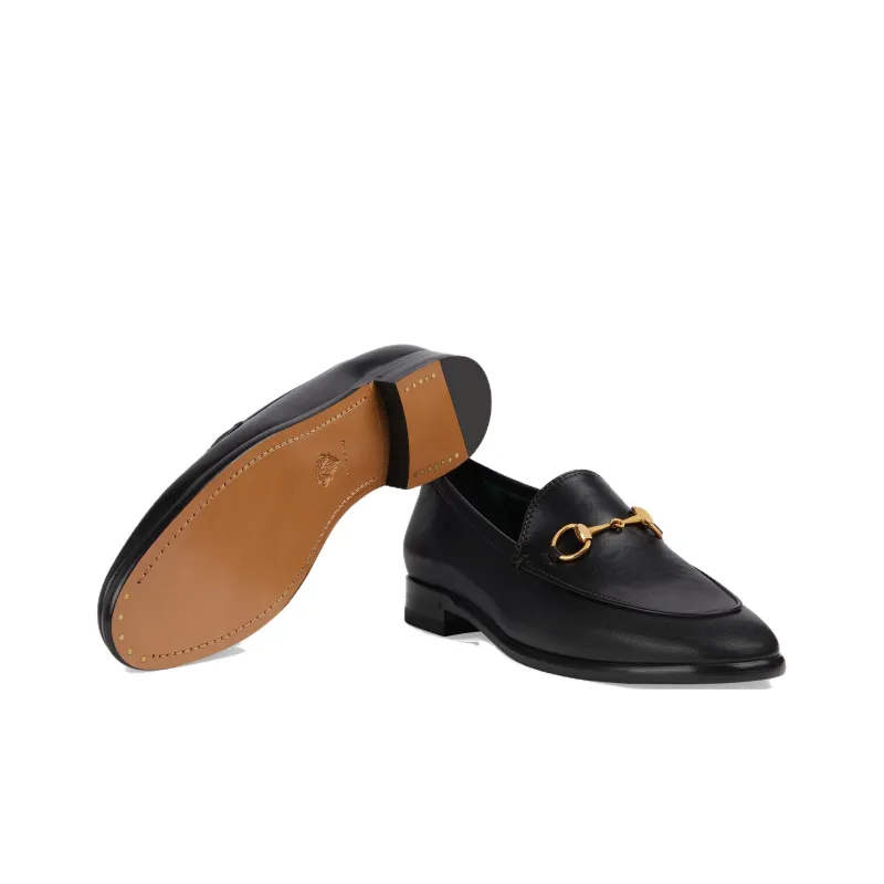 GUCCI Loafers 6cm Women's Black-5