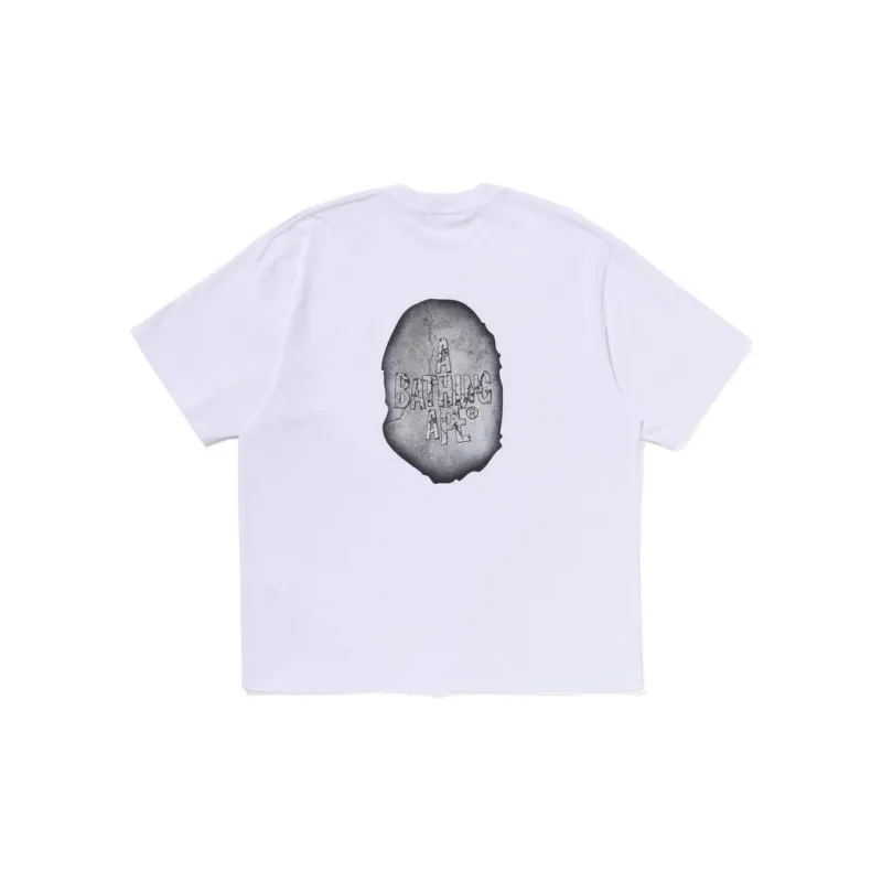 A BATHING APE Multi Logo Big Ape Head Relaxed Fit Tee-1