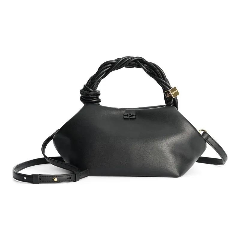 GANNI Bou Twisted Handle Small Shoulder Bag-1
