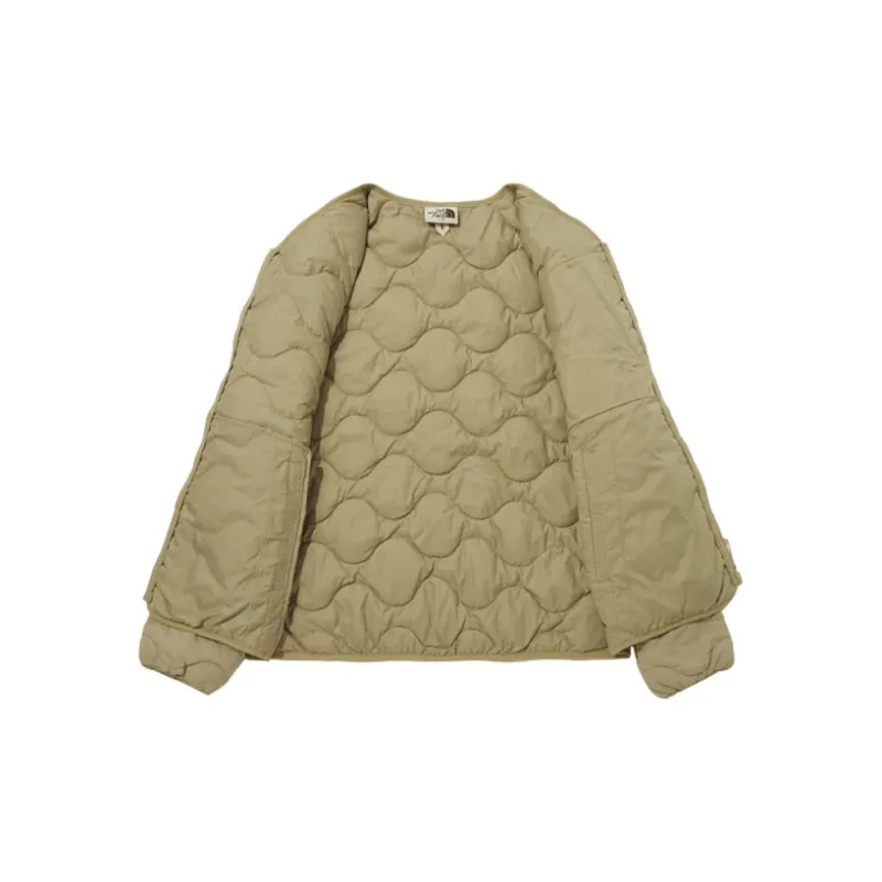 THE NORTH FACE Puffer Jacket Unisex Khaki Brown-2