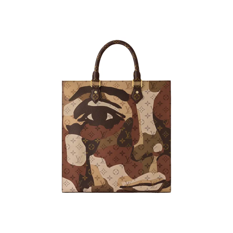 LOUIS VUITTON Sac Plat Nv Brown-2