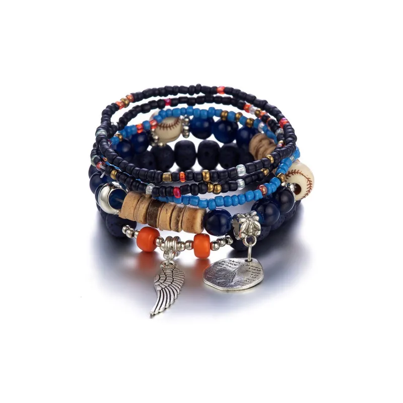 OQD Seed Bead Buddhist Bead Bracelets Unisex-1