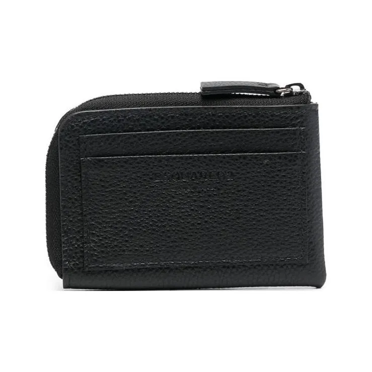 DSQUARED 2 Logo print Zip up Wallet-1