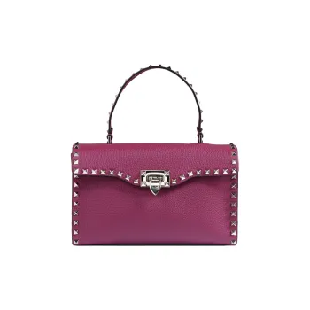 Valentino Leather Handbag Women's Rose Red