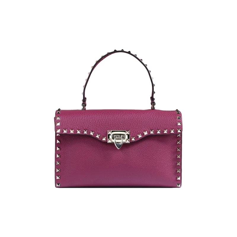Valentino Leather Handbag Women's Rose Red-0