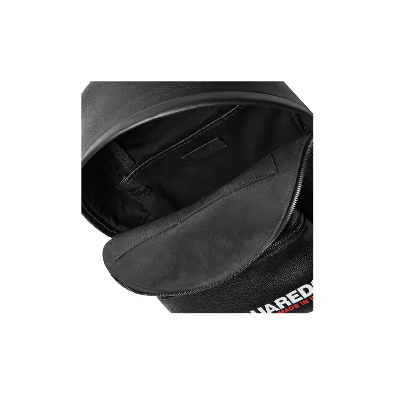 DSQUARED 2 Logo Printed Zipped Backpack-4