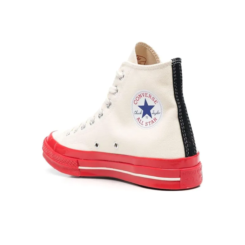 Comme Des Garçons Play X Converse Chuck 70 High-top Sneakers-3