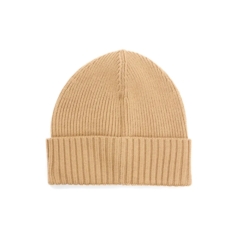 HUGO BOSS Logo Patch Knitted Beanie-1