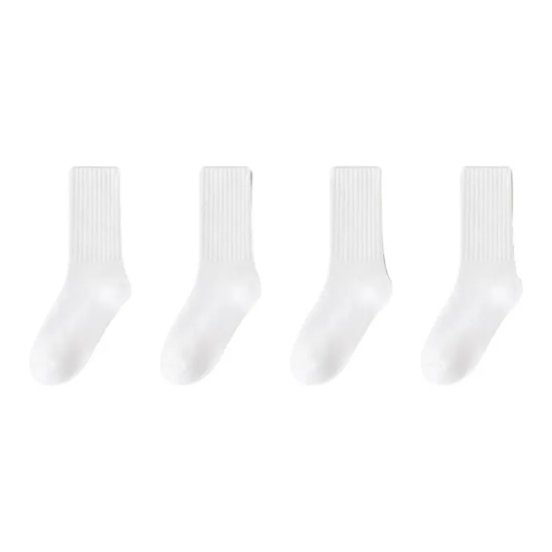 MIIOW Mid Calf Socks Women's 4 Pack-1