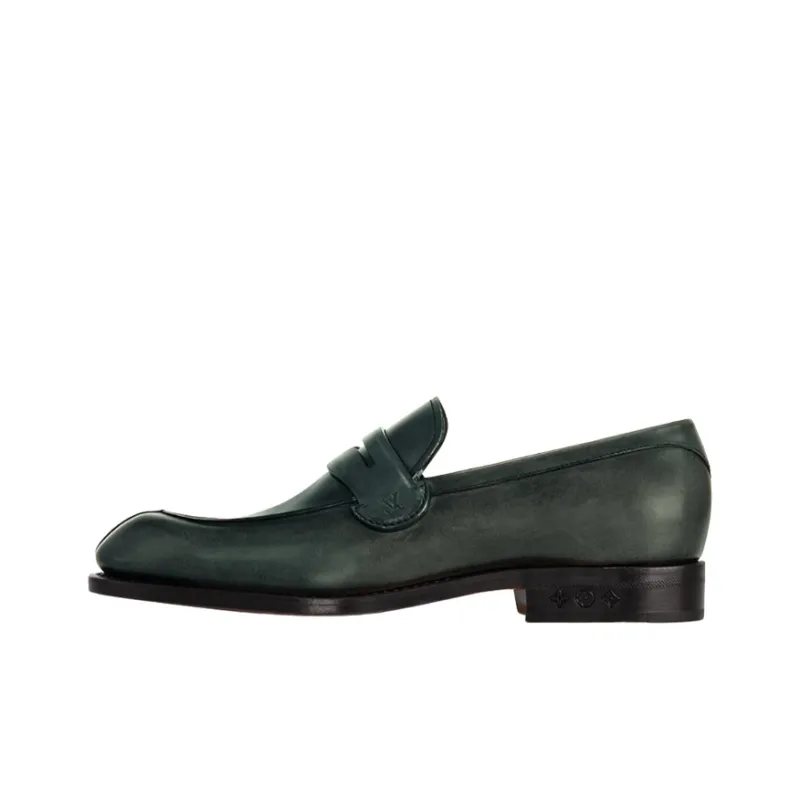 LOUIS VUITTON Sorbonne Loafers Men's Green-0