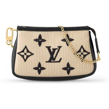 LOUIS VUITTON Mini Pochette Accessoires Black