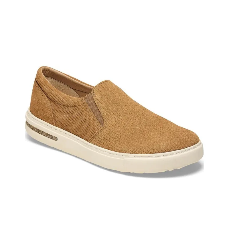 Birkenstock Oswego Low-Top Skateboard Shoes Unisex Softwood Brown Narrow Fit-1