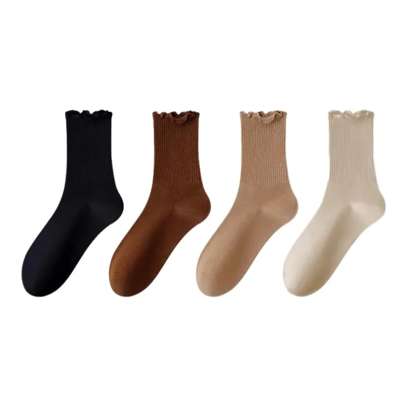 MIIOW Mid-Calf Socks Women's 5 Pack-0
