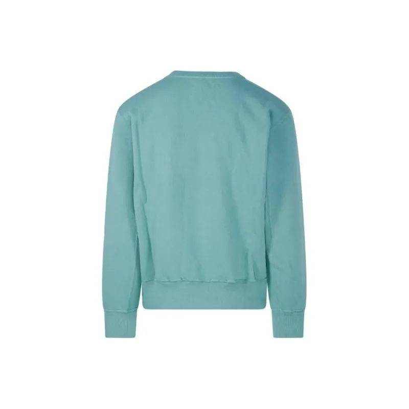 AUTRY Logo Flocked Crewneck Sweatshirt-1