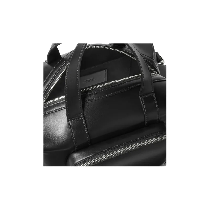 VERSACE Cow Leather Camera Bag Shoulder Bag Crossbody Bag Handbag Regular Men's Black-3
