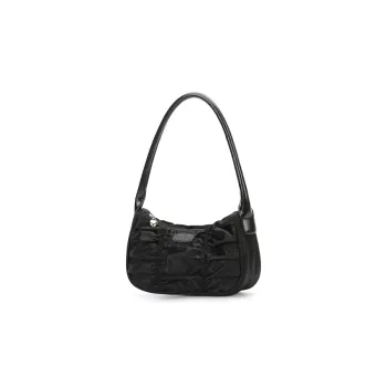 VANWALK Seaside Diary Series Polyester Crescent Bag, Shoulder Bag, Hobo Bag, Single Shoulder Bag Regular Women's Pink