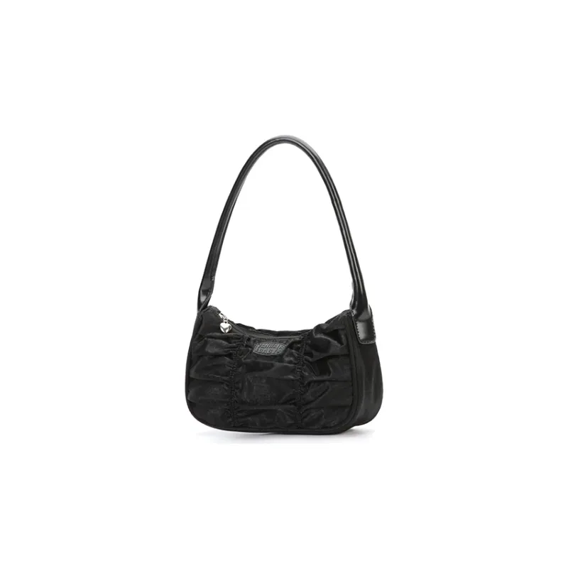 VANWALK Seaside Diary Series Polyester Crescent Bag, Shoulder Bag, Hobo Bag, Single Shoulder Bag Regular Women's Pink-0
