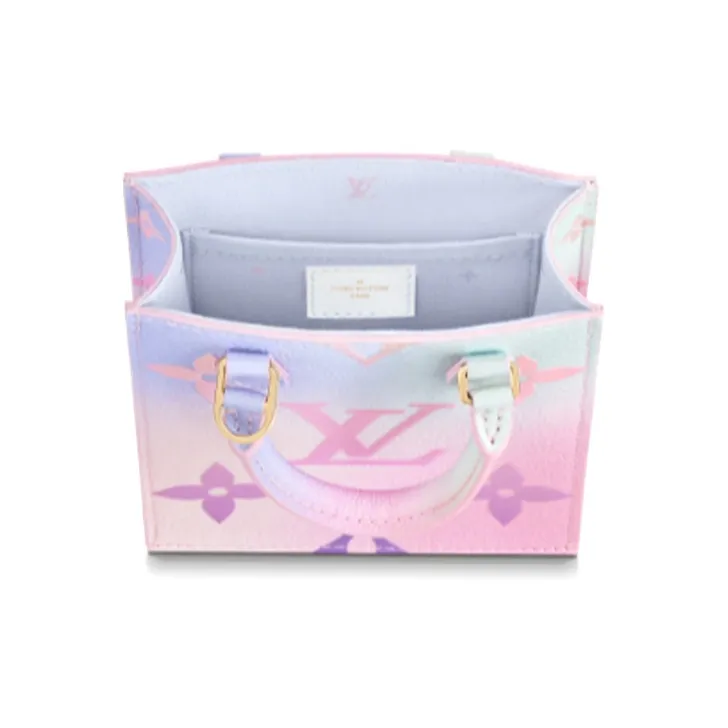 LOUIS VUITTON Petit Sac Plat Sunrise Pastel-4