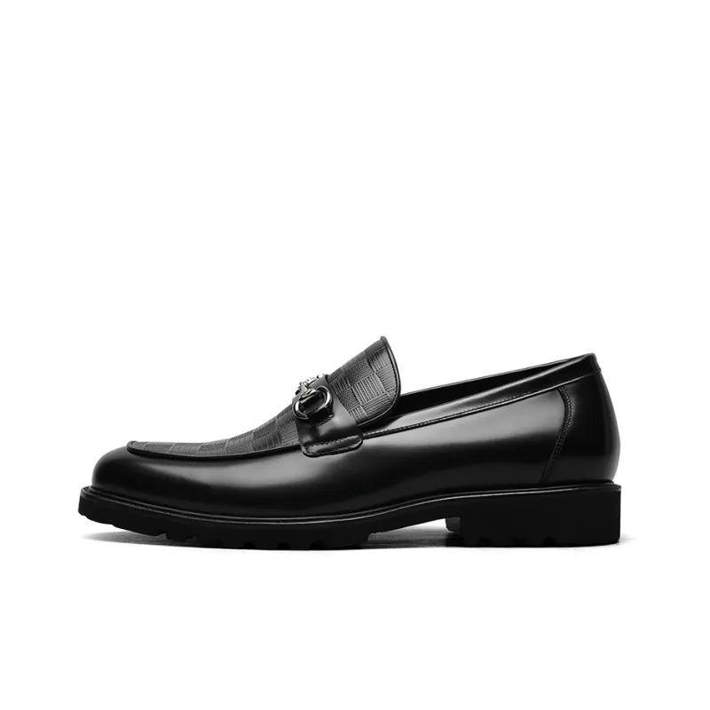 GOLDLION Loafers Men Black-1