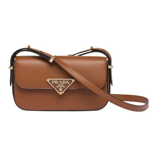 prada jacket Leather Crossbody Bag, Shoulder Bag Women's Brown