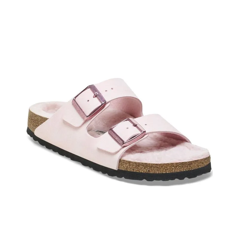 Birkenstock Slide Slippers Women's Light Rose Gold Narrow Fit-1