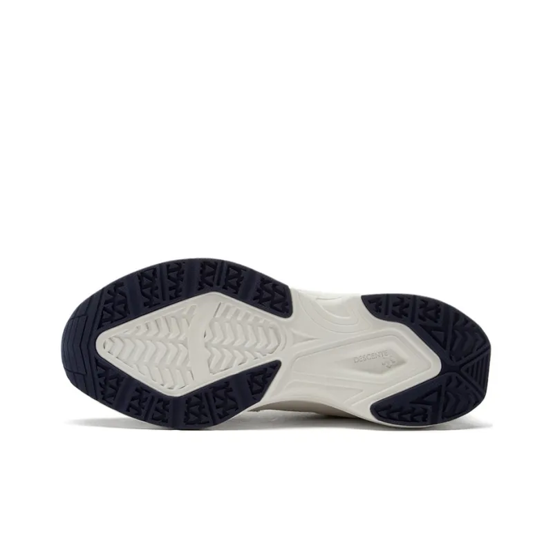 DESCENTE DUALIS Abrasion Resistant Low Top Casual Shoes Unisex White-2