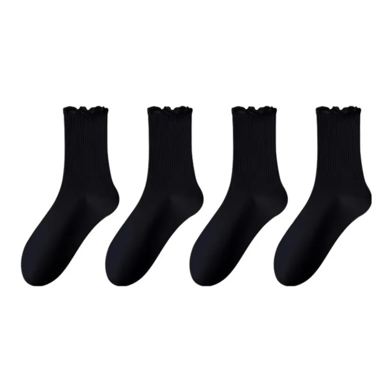 MIIOW Mid-Calf Socks Women's 5 Pack-4
