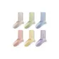 Cream Apricot+Light Yellow+Icy Purple+Pink+Light Green+Light Blue