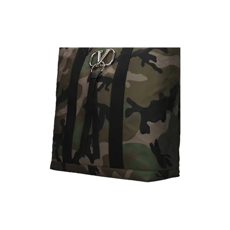 Valentino Fabric Handbag Men's Camouflage-4