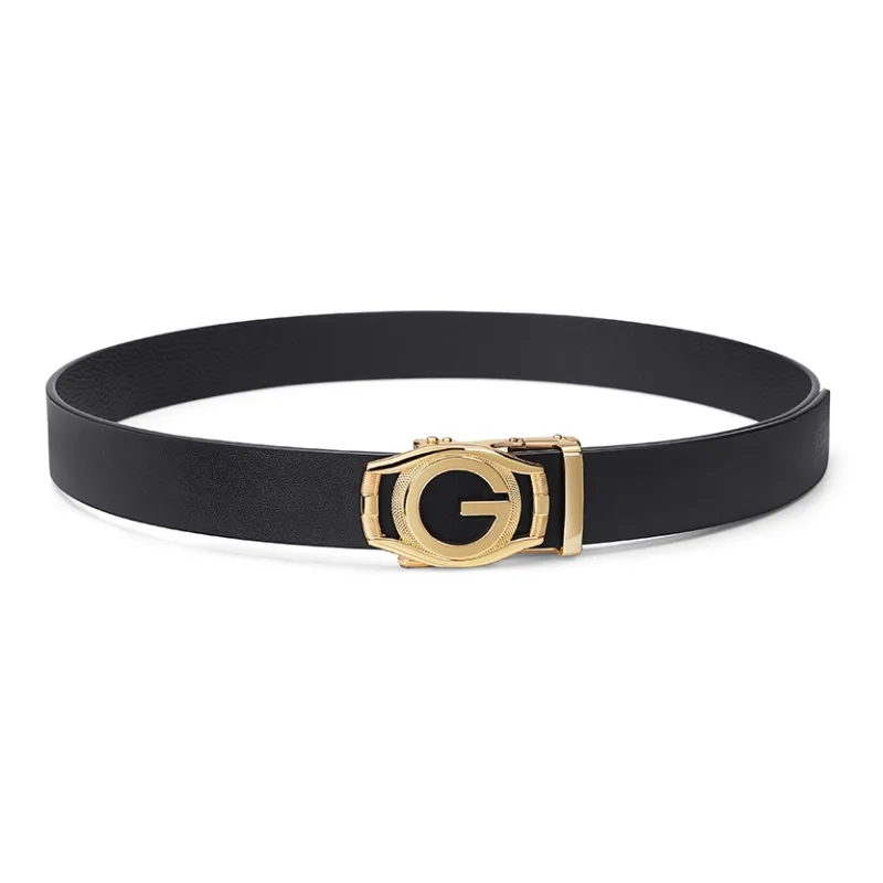 GOLF Zinc Alloy Cow Leather Leather Belts Men's 3.5cm Width-1