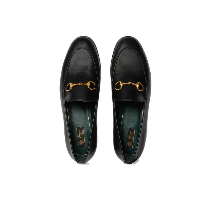 GUCCI Loafers 6cm Women's Black-4