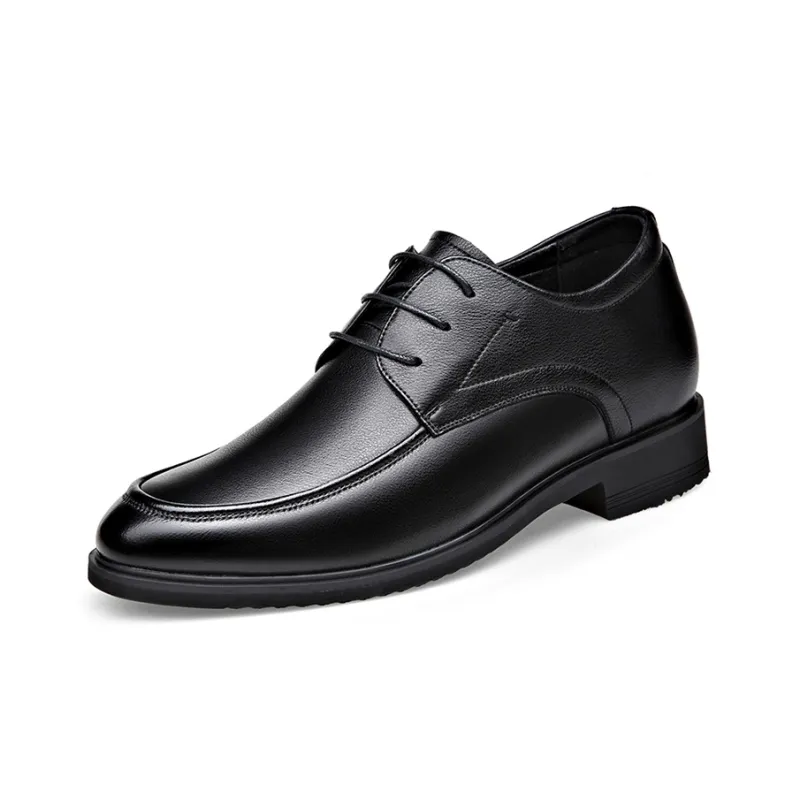 YEDANI Dress Shoes Men Low Top Black-1