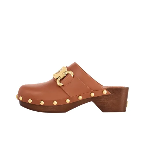 LOUIS VUITTON Cottage Closed Toe Slippers Women's