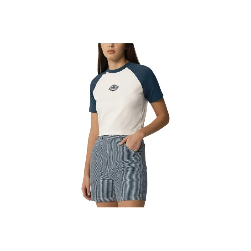 Dickies T-Shirts Women's Air Force Blue-2