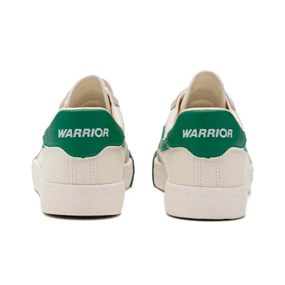 Warrior Slip Resistant, Abrasion Resistant, Lightweight Low Top Canvas Shoes Unisex Beige Green-4