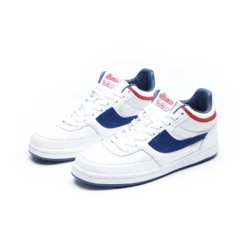JACLAR Anti Slip Wear Resistant Low Top Skateboard Shoes Unisex White Blue