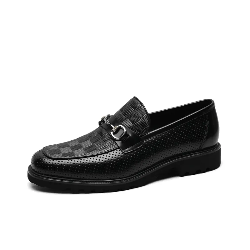 GOLDLION Loafers Men Black-5