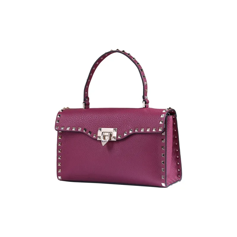 Valentino Leather Handbag Women's Rose Red-1